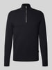 Only & Sons Regular Fit Strickpullover aus Baumwoll-Mix Modell 'PHIL' Dunkelblau