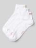 Puma Sneakersocken mit Label-Print im 3er-Pack Weiss
