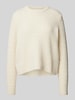 Armedangels Gebreide pullover met ronde hals, model 'FABIOLAA' Offwhite