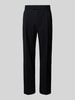 HUGO Slim Fit Anzughose mit Strukturmuster Modell 'Theodor' Black