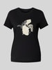 Tom Tailor T-shirt met ronde hals Zwart