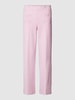 Cambio Stoffen broek met persplooien, model 'FAITH' Roze