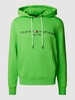 Tommy Hilfiger Hoodie mit Känguru-Tasche Modell 'TOMMY LOGO' Gras Grün
