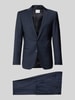 ROY ROBSON Slim Fit Anzug aus Woll-Mix in unifarbenem Design Marine