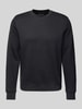 MCNEAL Sweatshirt mit Label-Stitching Black