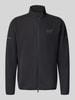 EA7 Emporio Armani Regular Fit Sweatjacke mit Logo-Print Modell 'Ventus' Black