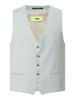 Cinque Gilet met knoopsluiting, model 'Monopoli' Lichtgroen