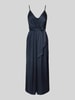 Jake*s Cocktail Jumpsuit mit Bindegürtel Marine Melange