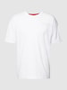 HUGO CLASSIFICATION T-Shirt mit Label-Print Modell 'Unite' Offwhite