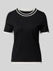 s.Oliver BLACK LABEL Regular Fit T-Shirt aus Viskose-Mix Black