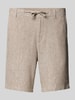 Jack & Jones Regular Fit Shorts mit Tunnelzug Modell 'MYKONOS' Taupe
