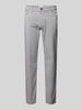 Brax Hose mit Strukturmuster Modell 'CADIZ' Silber