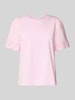 Vila T-shirt met broderie anglaise, model 'CELIANA' Roze