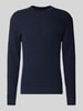 Jack & Jones Premium Strickpullover mit Rundhalsausschnitt Modell 'REAGAN' Marine
