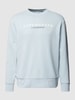 Lindbergh Sweatshirt met ronde hals Lichtblauw