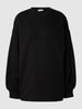 Alex Mariah Peter X P&C Sweatjurk in minilengte met labelprint - AMP X P&C Zwart