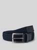 Tom Tailor Riem met doornsluiting, model 'JAMIE' Marineblauw