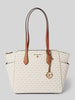 MICHAEL Michael Kors Handtasche mit Label-Applikation Modell 'MARILYN' Ecru