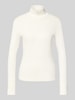 Marc Cain Longsleeve mit Stehkragen Offwhite