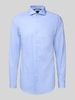 BOSS Koszula biznesowa o kroju slim fit z bardzo długim rękawem Błękitny
