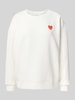 Vila Sweatshirt mit Motiv-Stitching Modell 'REFLECT' Weiss