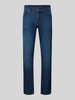 Christian Berg Men Slim Fit Jeans mit 5-Pocket-Design Dunkelblau