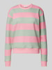 Christian Berg Woman Sweatshirt aus Baumwoll-Mix Pink