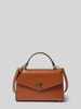 Lauren Ralph Lauren Handtasche mit Label-Applikation Modell 'FARRAH' Cognac