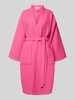Christian Berg Woman Bademantel mit Taillengürtel Pink
