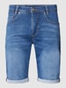 MAC Bermuda im 5-Pocket-Design Jeansblau