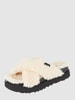 UGG Hausschuhe aus Woll-Lyocell-Mix Modell 'Fuzz Sugar' Beige