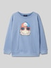 Blue Seven Sweatshirt mit Rundhalsausschnitt Blau