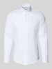 Seidensticker Slim Fit Businesshemd aus reiner Baumwolle Weiss