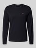 Napapijri Longsleeve mit Label-Stitching Black