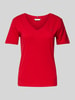 Tommy Hilfiger Slim fit T-shirt met V-hals, model 'CODY' Rood