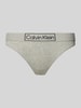Calvin Klein Underwear String mit elastischem Logo-Bund Silber Melange