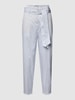 Marc Cain Stoffen broek met labeldetail Lichtblauw