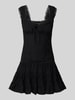 Gina Tricot Minikleid mit Lochspitze Modell 'Cornelia' Black