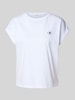 OPUS T-shirt met ronde hals, model 'Sparis' Wit