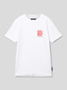 Quiksilver T-Shirt mit Statement-Print Weiss