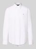Tommy Hilfiger Regular fit vrijetijdsoverhemd van puur katoen Wit