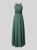 Jake*s Cocktail Abendkleid mit gelegten Falten Schilf Melange