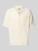 JAKE*S STUDIO MEN Freizeithemd mit Knopfleiste Offwhite