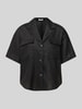 Christian Berg Woman Overhemdblouse met knoopsluiting Zwart