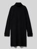 Only Regular Fit Strickkleid aus Viskose-Mix Modell 'ANNE' Black