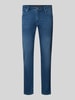 Christian Berg Men Slim Fit Jeans mit 5-Pocket-Design Blau