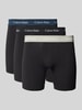 Calvin Klein Underwear Trunks mit Logo-Bund im 3er-Pack Black