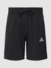 ADIDAS SPORTSWEAR Korte broek met labelstitching Zwart