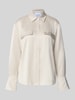 Style Icon Collection Satinbluse mit Knopfleiste - curated by Anouk Yve Ecru