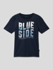 Tom Tailor T-shirt met motiefprint Marineblauw